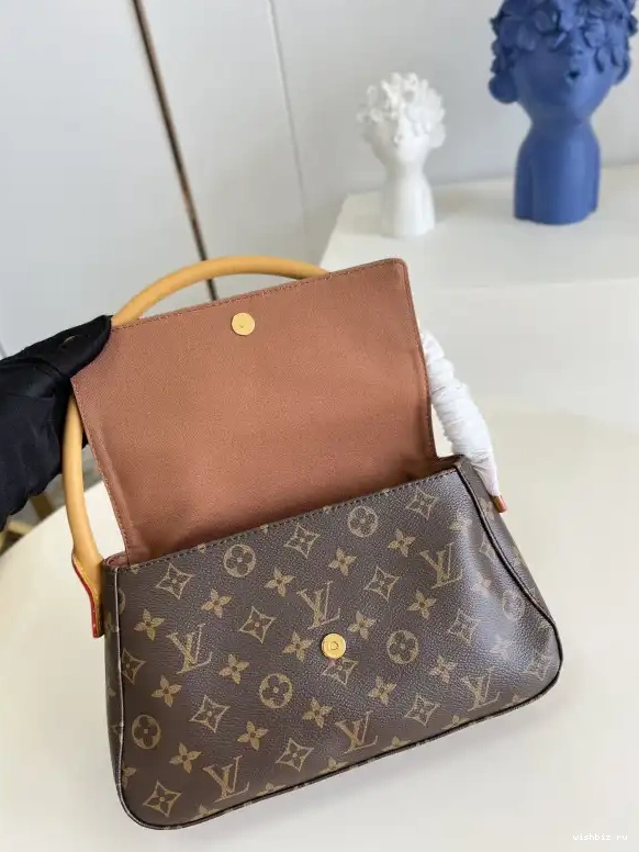 WIS looping bag-24x21x9cm Vuitton Louis 0624